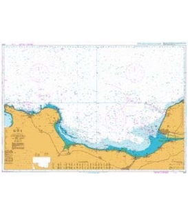 British Admiralty Nautical Chart 2613 Cap de la Hague to Fecamp