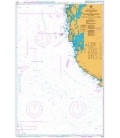 British Admiralty Nautical Chart 2672 Listafjorden to Selbjornsfjorden including Offshore Oil and Gas Fields