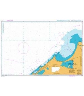 British Admiralty Nautical Chart 2681 Approaches to Al Iskandariyah (Alexandria) and Khalij Abu Qir
