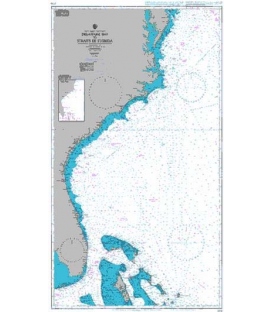 British Admiralty Nautical Chart 2710 Delaware Bay to Straits of Florida