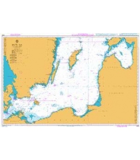 British Admiralty Nautical Chart 2816 Baltic Sea - Southern Sheet