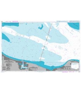 British Admiralty Nautical Chart 2829 Chesapeake Bay Lynnhaven Roads