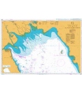 British Admiralty Nautical Chart 2884 Mina az Zawr to Al Basrah and Bushehr