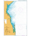 British Admiralty Nautical Chart 2932 Cabo de Sao Sebastiao to Beira
