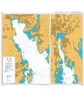 British Admiralty Nautical Chart 3010 Larvik and Sandefjord