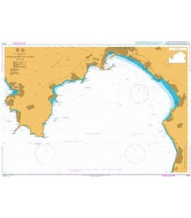 British Admiralty Nautical Chart 3034 Approaches to Palma