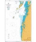 British Admiralty Nautical Chart 3052 Za Det Gyi Island to Mu Ko Similan