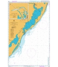 British Admiralty Nautical Chart 3063 Cidreira to Chui including Lagoa dos Patos