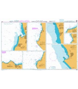 British Admiralty Nautical Chart 3089 Ports on the Coast of Peru