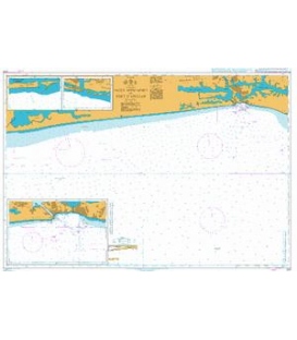 British Admiralty Nautical Chart 3101 Outer Approaches to Port d'Abidjan