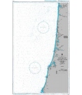 British Admiralty Nautical Chart 3123 Cape Blanco to Yaquina River
