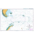 British Admiralty Nautical Chart 3200 Falkland Islands to South Sandwich Islands and Graham Land