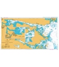 British Admiralty Nautical Chart 847 Norrkoping and Approaches