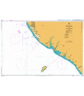 British Admiralty Nautical Chart 3230 Approaches to Kao-Hsiung