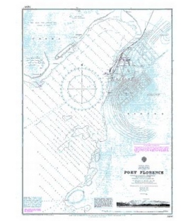 British Admiralty Nautical Chart 3256 Port Florence (Kisumu)