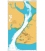 British Admiralty Nautical Chart 3287 Bonny River - Field Point to Ford Point