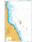 British Admiralty Nautical Chart 3445 Tanjung Sedili Kechil to Pelabuhan Kuantan