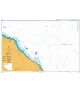 British Admiralty Nautical Chart 3447 Kuala Terengganu to Tumpat