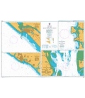 British Admiralty Nautical Chart 3460 Ports on the West Coast of India