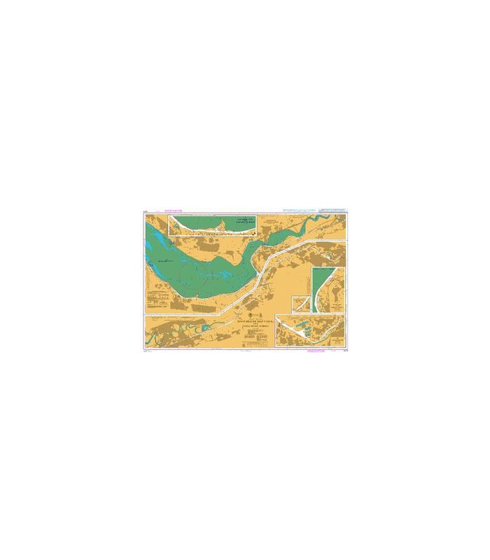 British Admiralty Nautical Chart 3478 Manchester Ship Canal and Upper ...