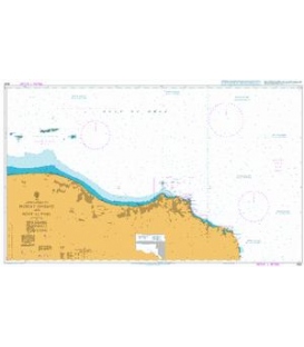 British Admiralty Nautical Chart 3522 Approaches to Muscat (Masqat) and Mina' al Fahl