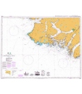 British Admiralty Nautical Chart 3535 Lindesnes to Lista