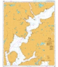 British Admiralty Nautical Chart 3564 Ytre Hardangerfjorden