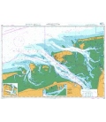 British Admiralty Nautical Chart 3631 Entrance to the Ems