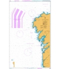 British Admiralty Nautical Chart 3633 Islas Sisargas to Montedor