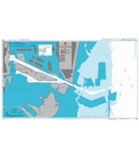 British Admiralty Nautical Chart 3698 Miami Harbor