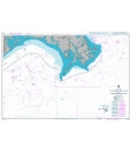 British Admiralty Nautical Chart 3857 Southern Approaches to The Mississippi River