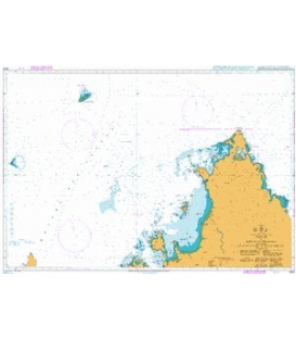 British Admiralty Nautical Chart 3876 Nosy Be to Baie d'Antsiranana, including Recif du Geyser and Iles Glorieuses