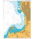 British Admiralty Nautical Chart 3931 Approaches to Manila including Cavite Harbour