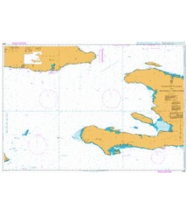 British Admiralty Nautical Chart 3935 Windward Passage and Southern Approaches