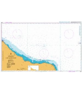 British Admiralty Nautical Chart 3955 Fortaleza to Cabo de Sao Roque