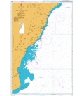 British Admiralty Nautical Chart 3972 Rio Doce to Cabo de Sao Tome