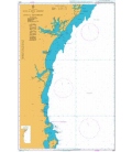 British Admiralty Nautical Chart 3981 Ilha de Bom Abrigo to Ilha do Arvoredo