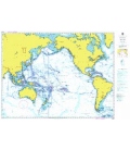 British Admiralty Nautical Chart 4002 A Planning Chart for the Pacific Ocean