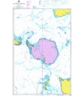 British Admiralty Nautical Chart 4009 A Planning Chart for the Antarctic Region