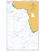 British Admiralty Nautical Chart 4021 South Atlantic Ocean Eastern Part