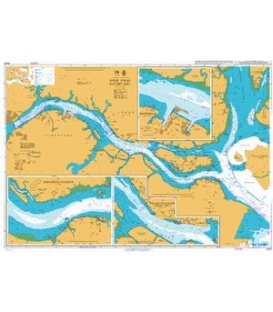 British Admiralty Nautical Chart 4044 Johor Strait Eastern Part