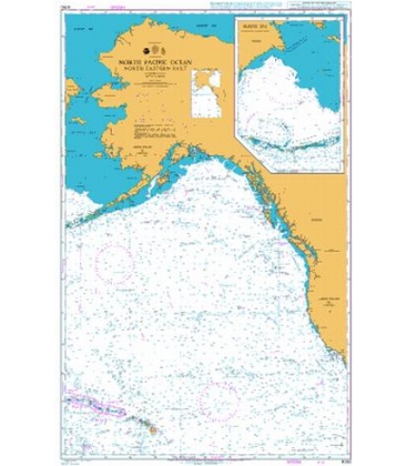 Pacific Ocean Nautical Charts Ba Nautical Chart 4050 North Pacific Ocean North Eastern Part