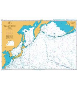 British Admiralty Nautical Chart 4053 North Pacific Ocean Northwestern Part