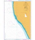 British Admiralty Nautical Chart 4132 Kunene River to Sand Table Hill