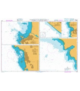 British Admiralty Nautical Chart 4136 Harbours on the West Coasts of Namibia and South Africa