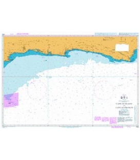 British Admiralty Nautical Chart 4155 Cape St Blaize to Cape St Francis