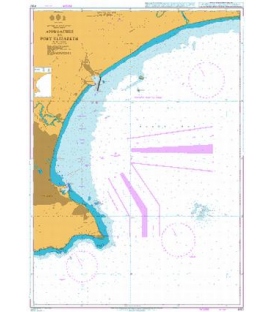British Admiralty Nautical Chart 4157 Approaches to Port Elizabeth