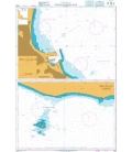British Admiralty Nautical Chart 4158 Plans in Algoa Bay