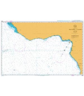 British Admiralty Nautical Chart 4209 Freetown to Luanda