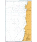 British Admiralty Nautical Chart 4225 Bahia Mejillones del sur to Puerto-Caldera